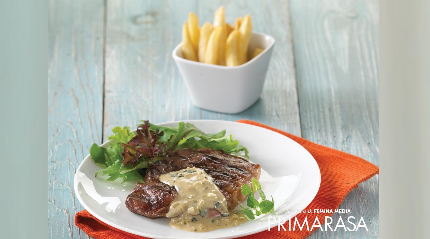 Resep Steak Saus Oregano